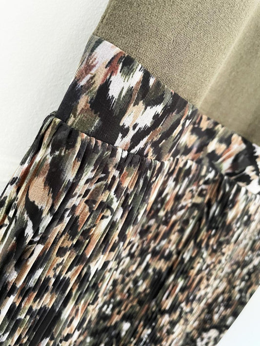 ted baker lemmie pleated skirt knit top midi dress - good market thrift store