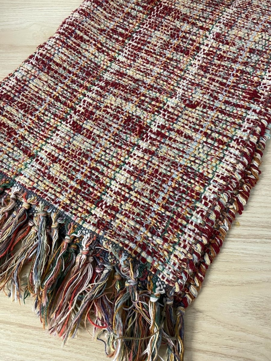 boho woven multi area rug - good market thrift store