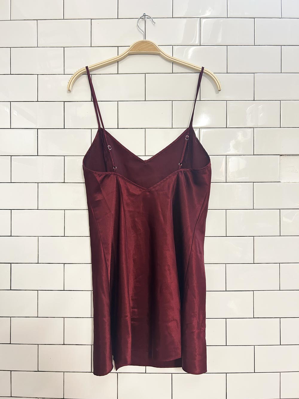 vintage 00s la senza satin slip dress - good market thrift store