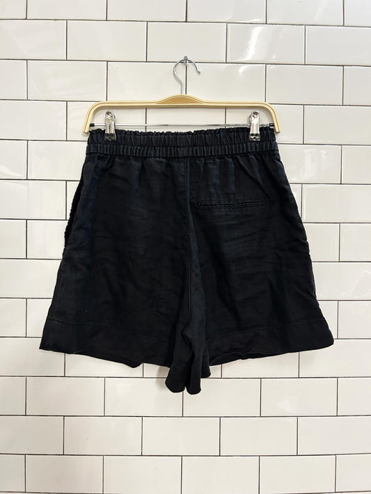 h&m linen high rise lounge shorts - good market thrift store