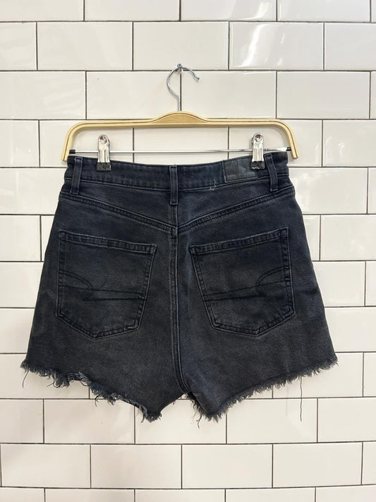 ae high rise cut off denim shorts - good market thrift store