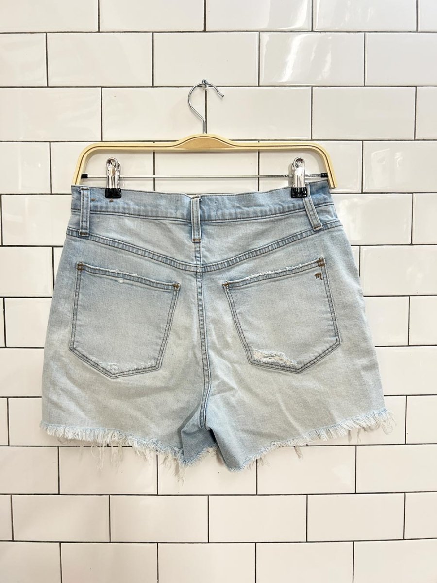 madewell distressed denim shorts - good market thrift store