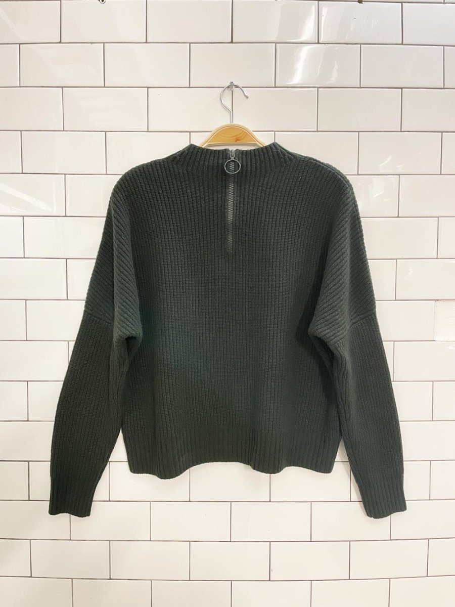 akris punto 2024 wool - cashmere ribbed sweater - good market thrift store