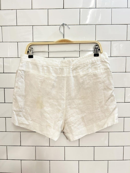 mossimo dutti pleated linen shorts - good market thrift store