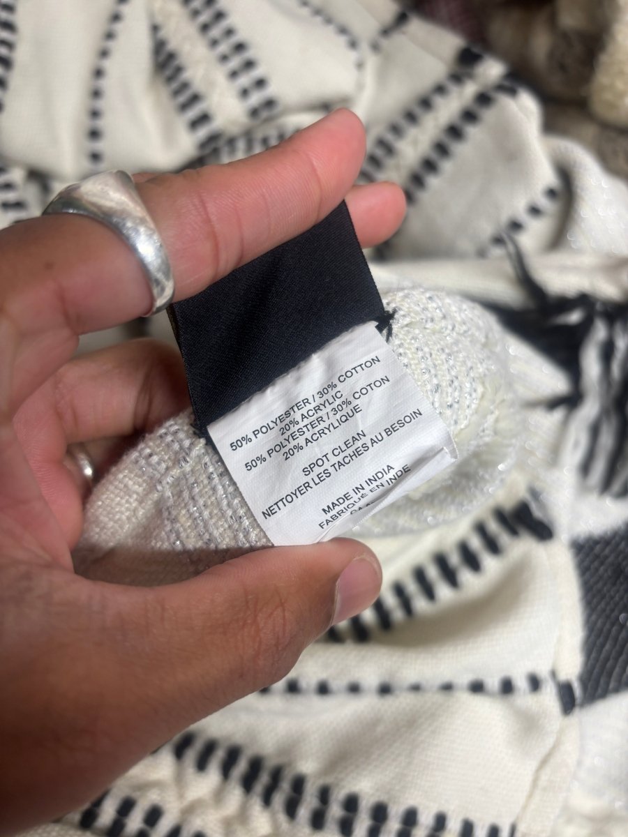 aphorism woven boho throw blanket | anthropologie at the end - good market thrift store