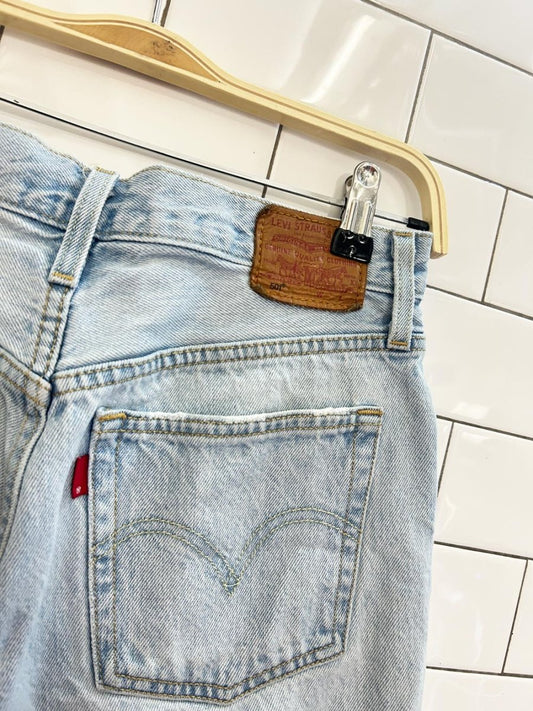 levi's 501 original cut off denim shorts - good market thrift store