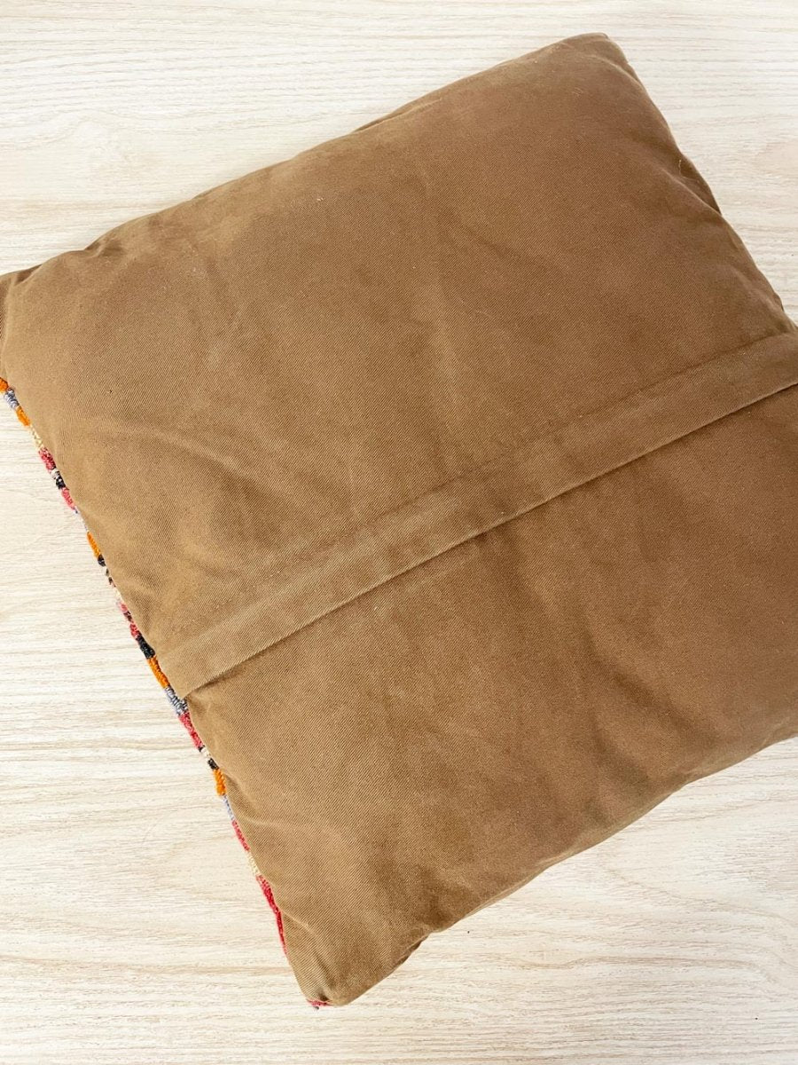 vintage kilim wool throw pillow - good market thrift store