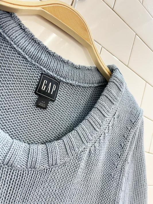 gap linen - blend knit top - good market thrift store