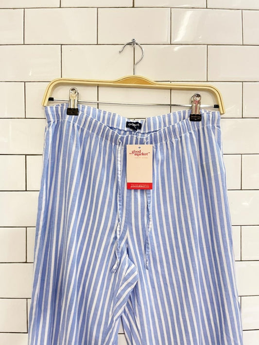 gap body striped cotton sleepwear set - good market thrift store