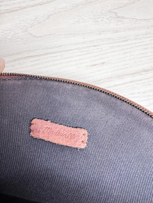 madewell the dakota pebbled rustic leather crossbody bag
