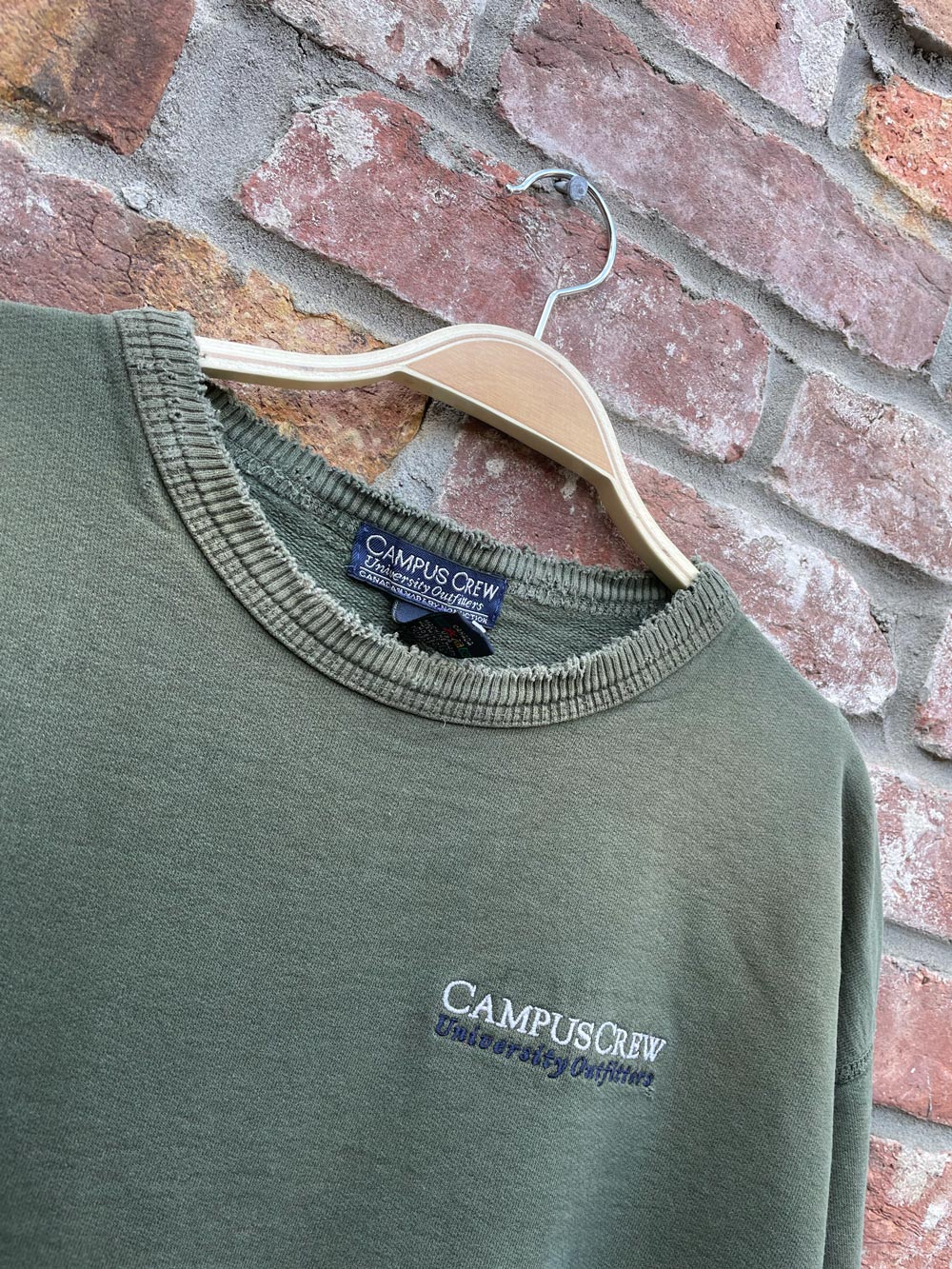 vintage 90s campus crew distressed crew