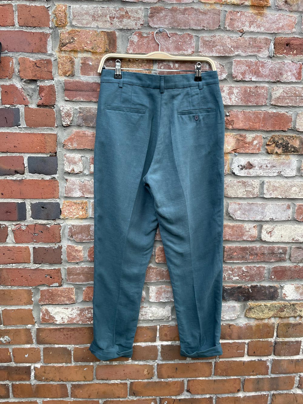 sessun linen-blend english tea mansfield trouser