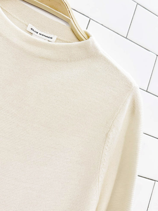 club monaco wool soft knit sweater
