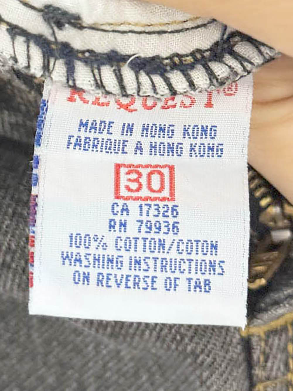 vintage 90s request high waist tapered jeans