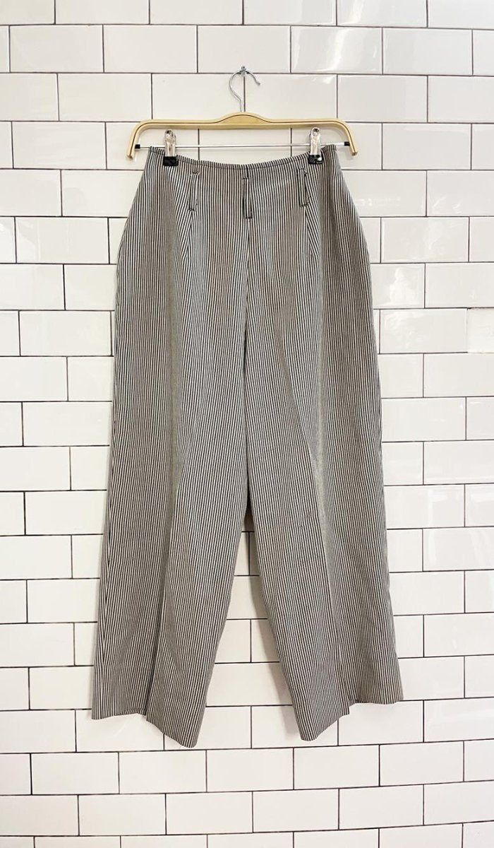 vintage 90s le chateau pleated stripe balloon leg pant - good market thrift store