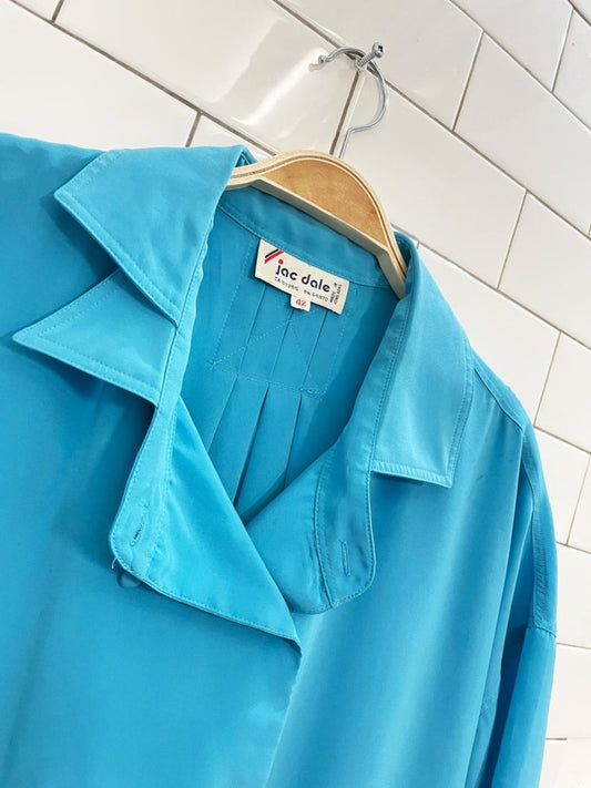 vintage 70s jac dale double collar pullover top - good market thrift store