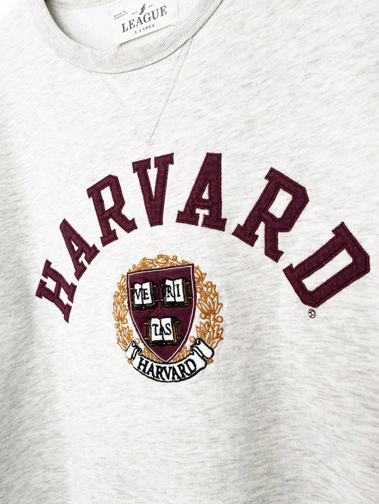 harvard embroidered spell out soft sweatshirt | league | rework