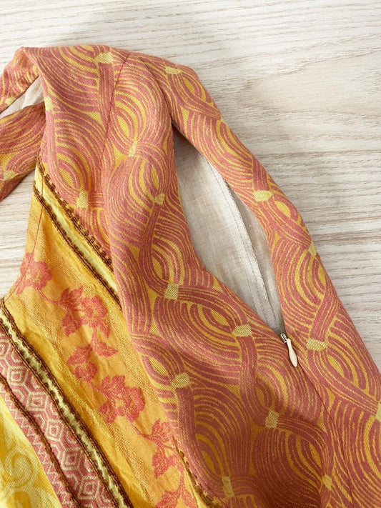 vintage handmade sari boho sling bag - good market thrift store