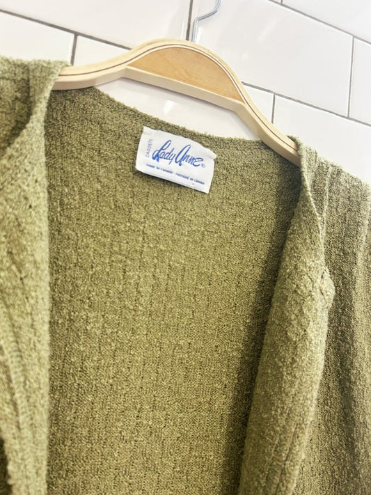 vintage 80s lady anne knit vest - good market thrift store