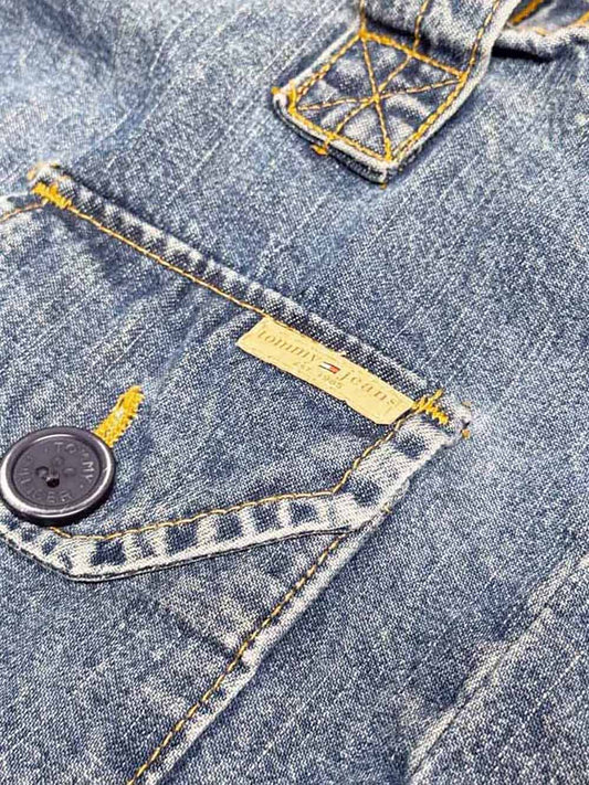 y2k tommy hilfiger denim worker tote bag | made in Canada