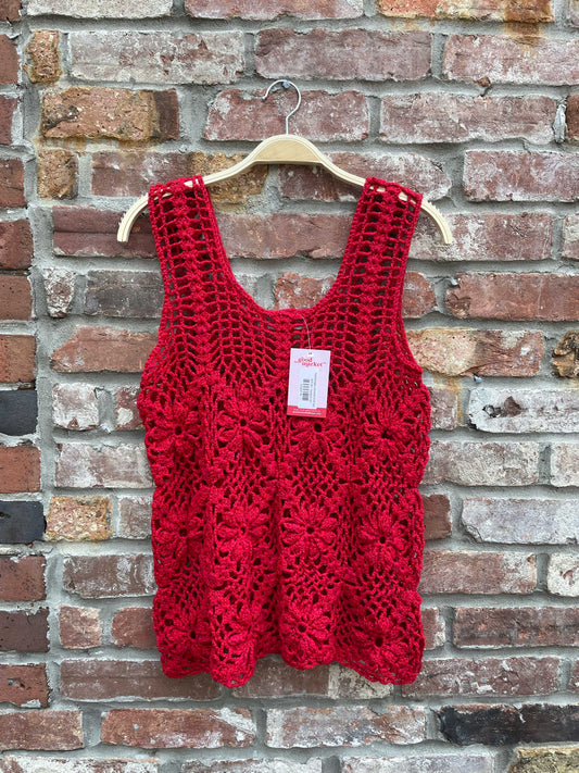 handmade crochet knit tank
