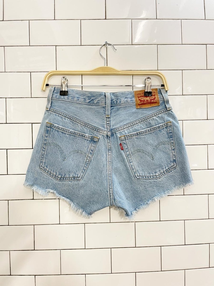 levi's 501 original cut off denim shorts - good market thrift store