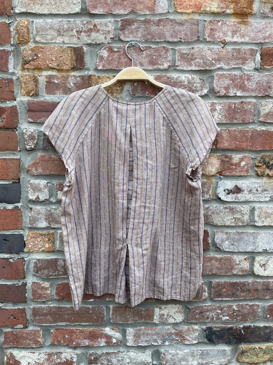 vintage made in italy pleated shirt