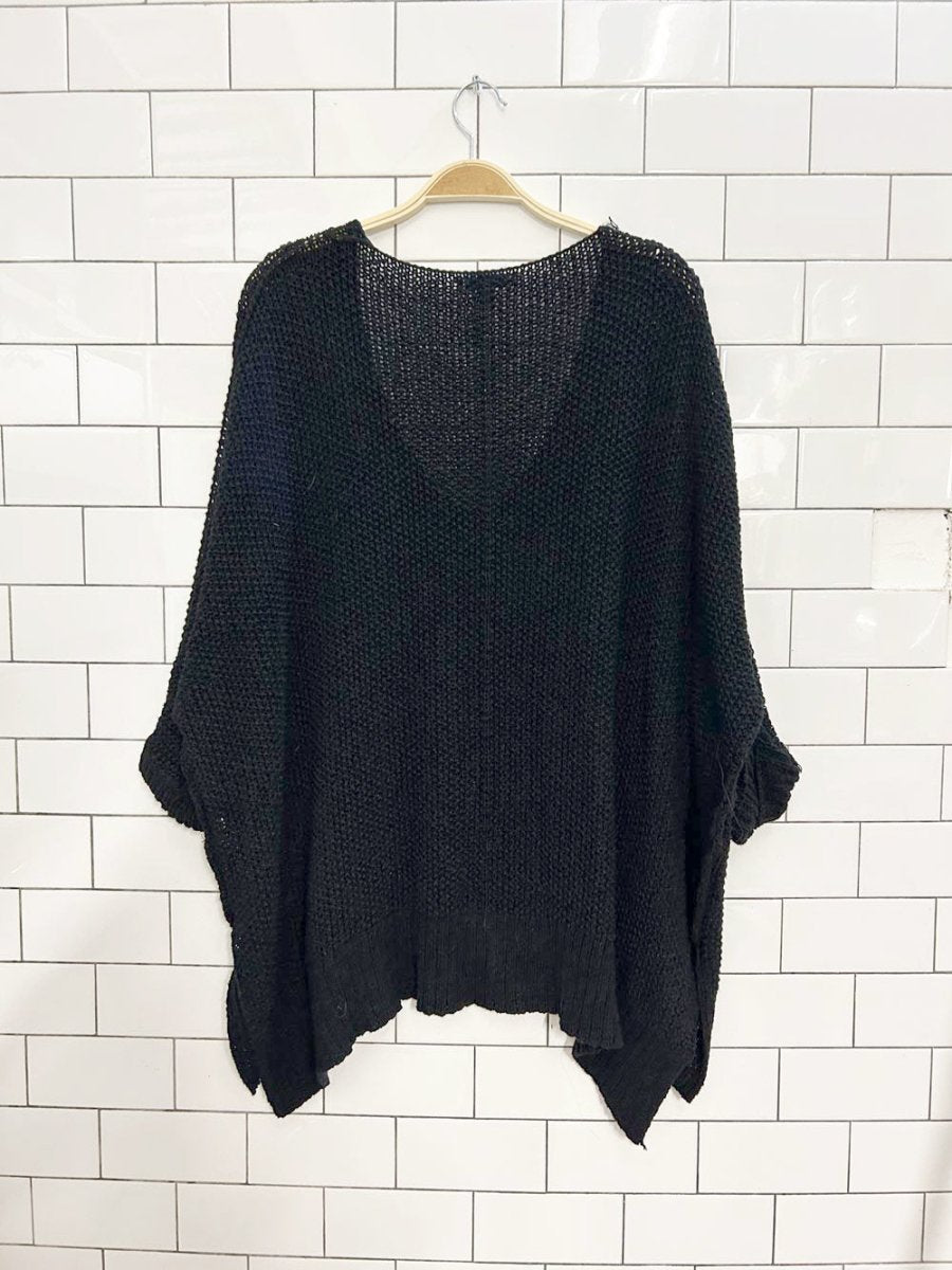 she+sky crochet oversized summer knit - good market thrift store