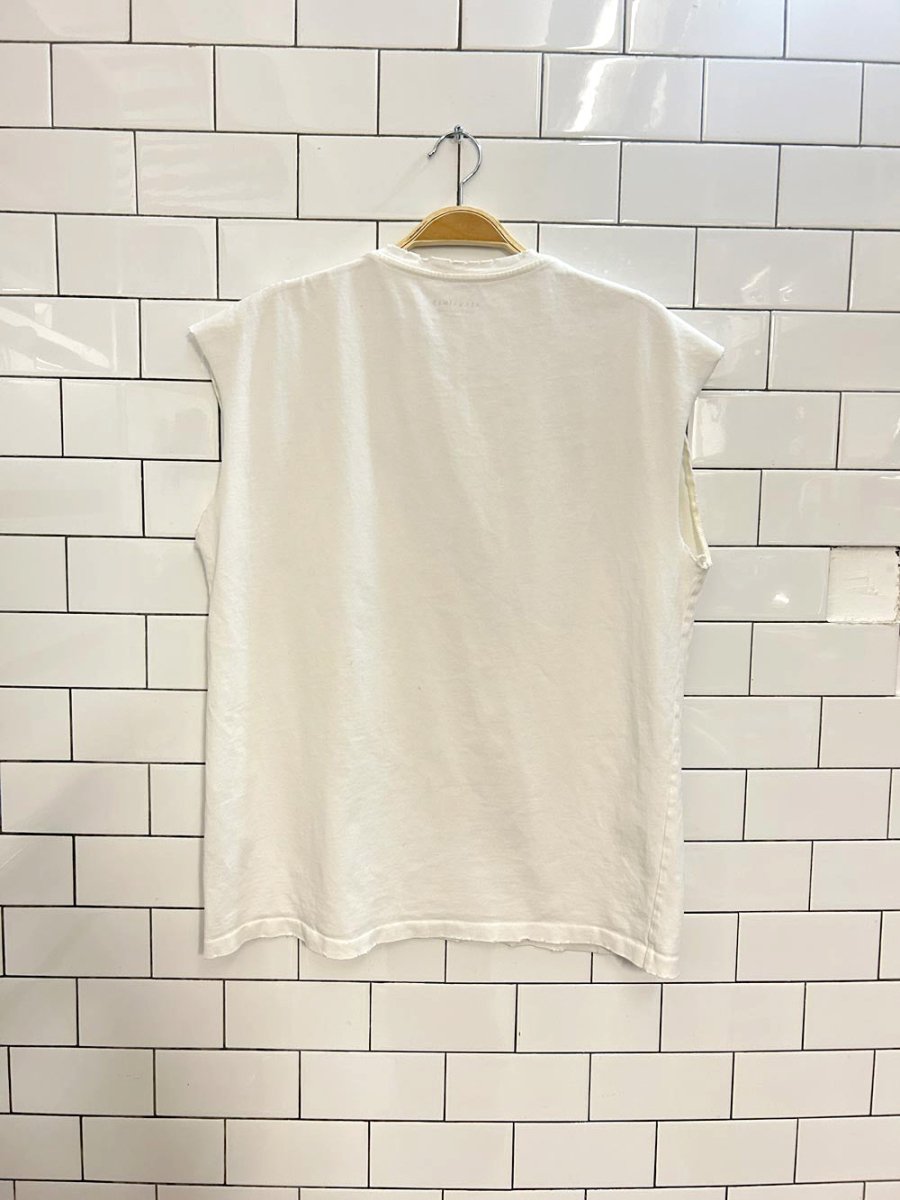 all saints x rework butterfly patch muscle tee - good market thrift store