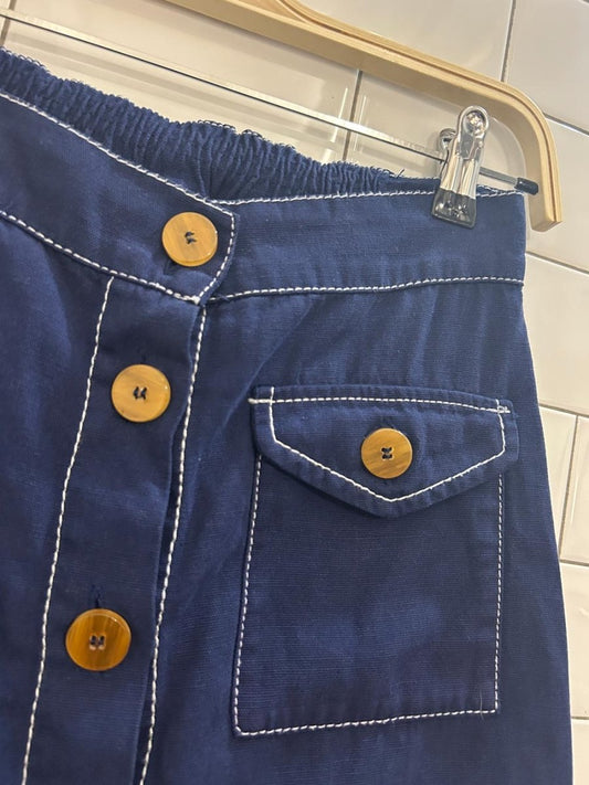 zara full button mini skirt - good market thrift store