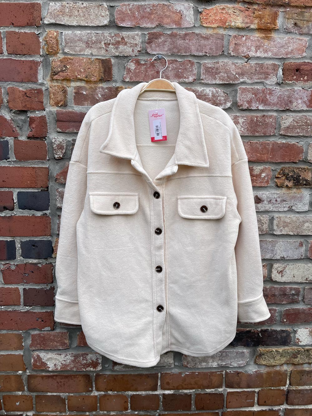 no name fleece shirt jacket