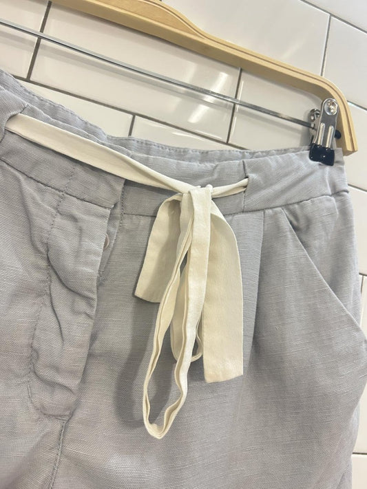 wilfred allegra linen + silk shorts - good market thrift store