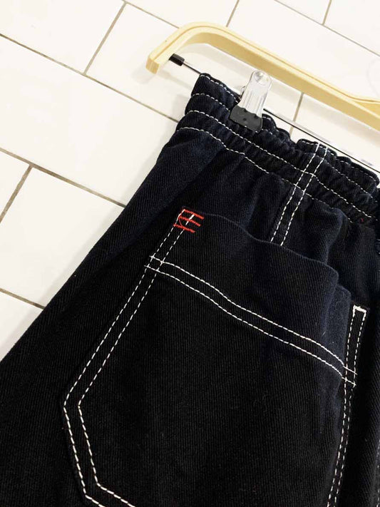 UO bdg contrast stitch cargo denim utility pants | urban outfitters