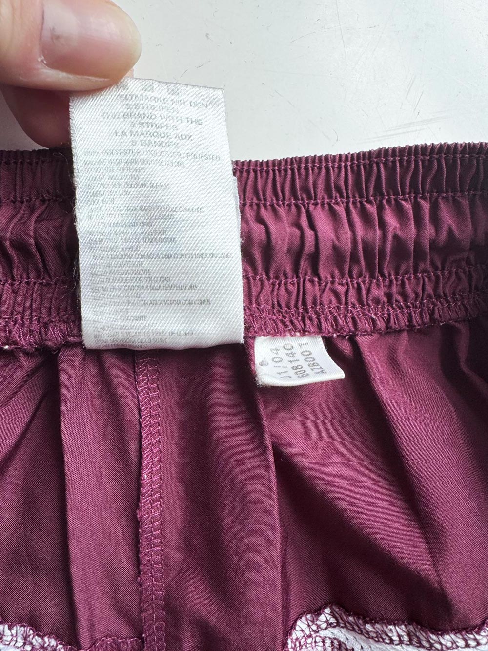 vintage 00s adidas three stripes sporty prep athletic shorts