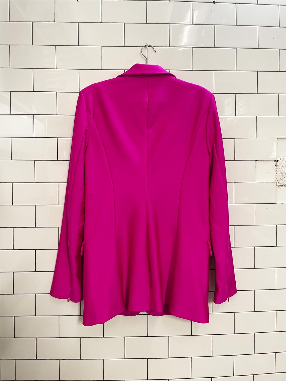 good american 2024 compression shine sculpted blazer - good market thrift store
