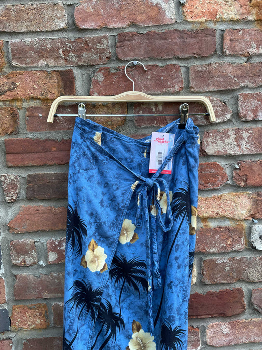 vintage tropical wrap beach sarong