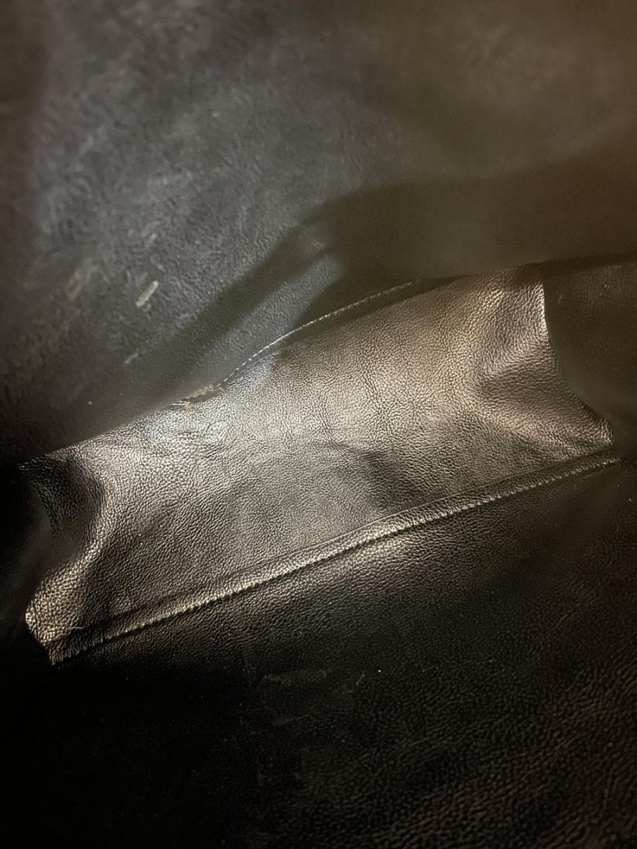 calvin klein faux leather shoulder tote w pouch - good market thrift store