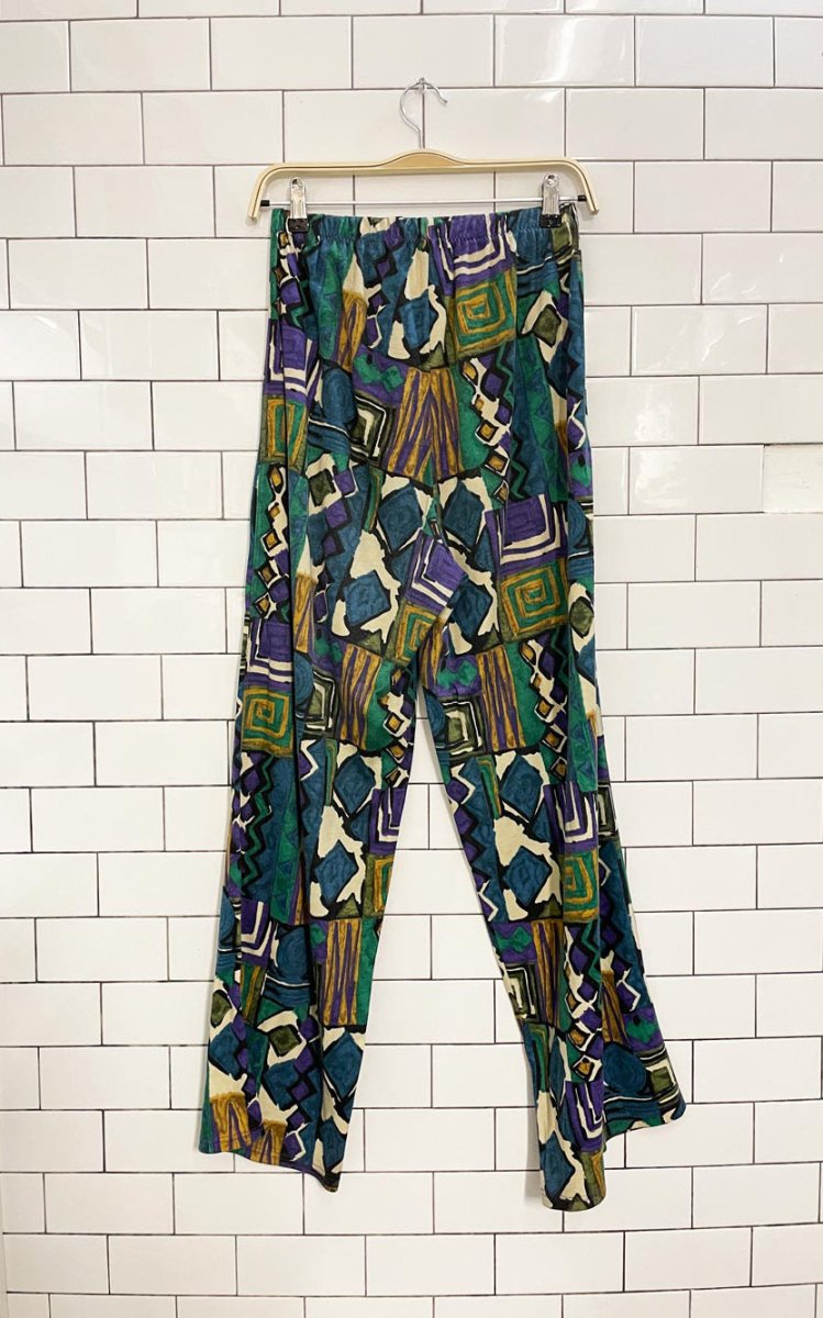 vintage 90s wide leg crazy pant - good market thrift store
