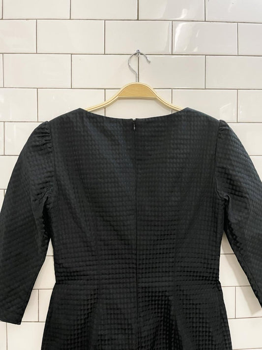 comrags structured textured dress - good market thrift store