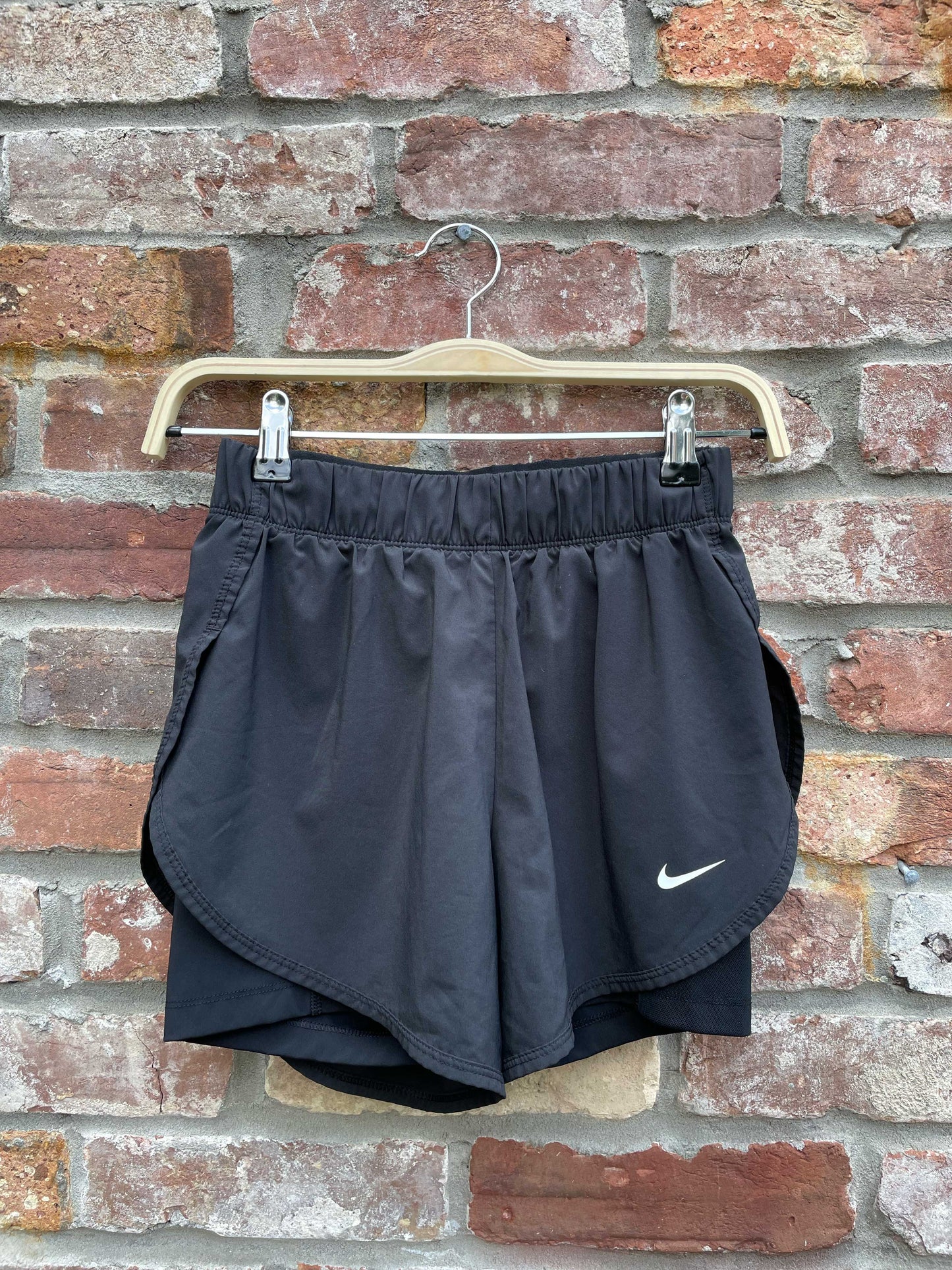 nike high rise dri fit running shorts