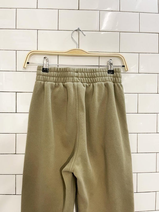 adidas retro trefoil cozy joggers - good market thrift store