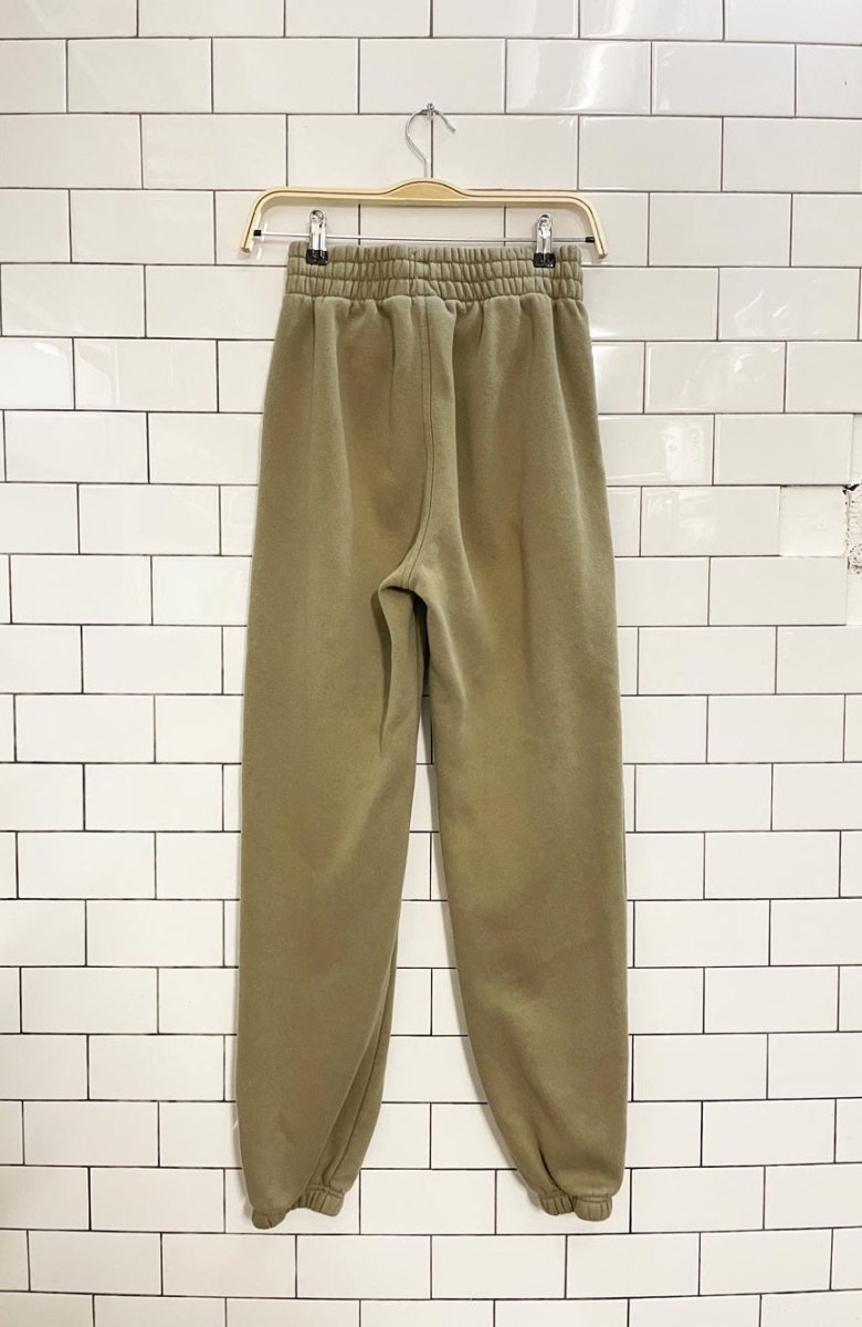 adidas retro trefoil cozy joggers - good market thrift store