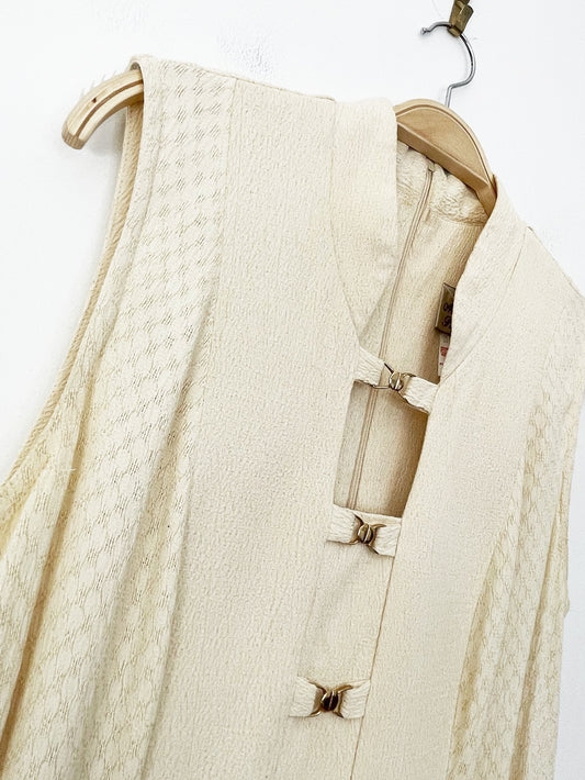 vintage 90s michael phillips mandarin collar layering top | made in canada