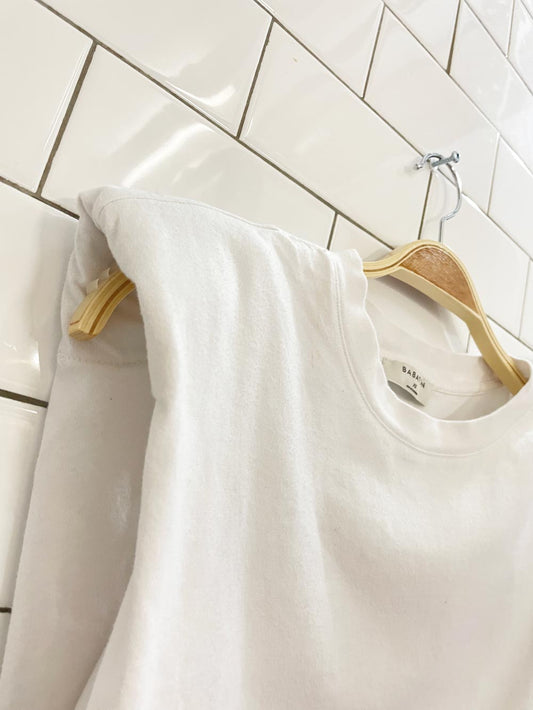 babaton shoulder pad crop tank - good market thrift store