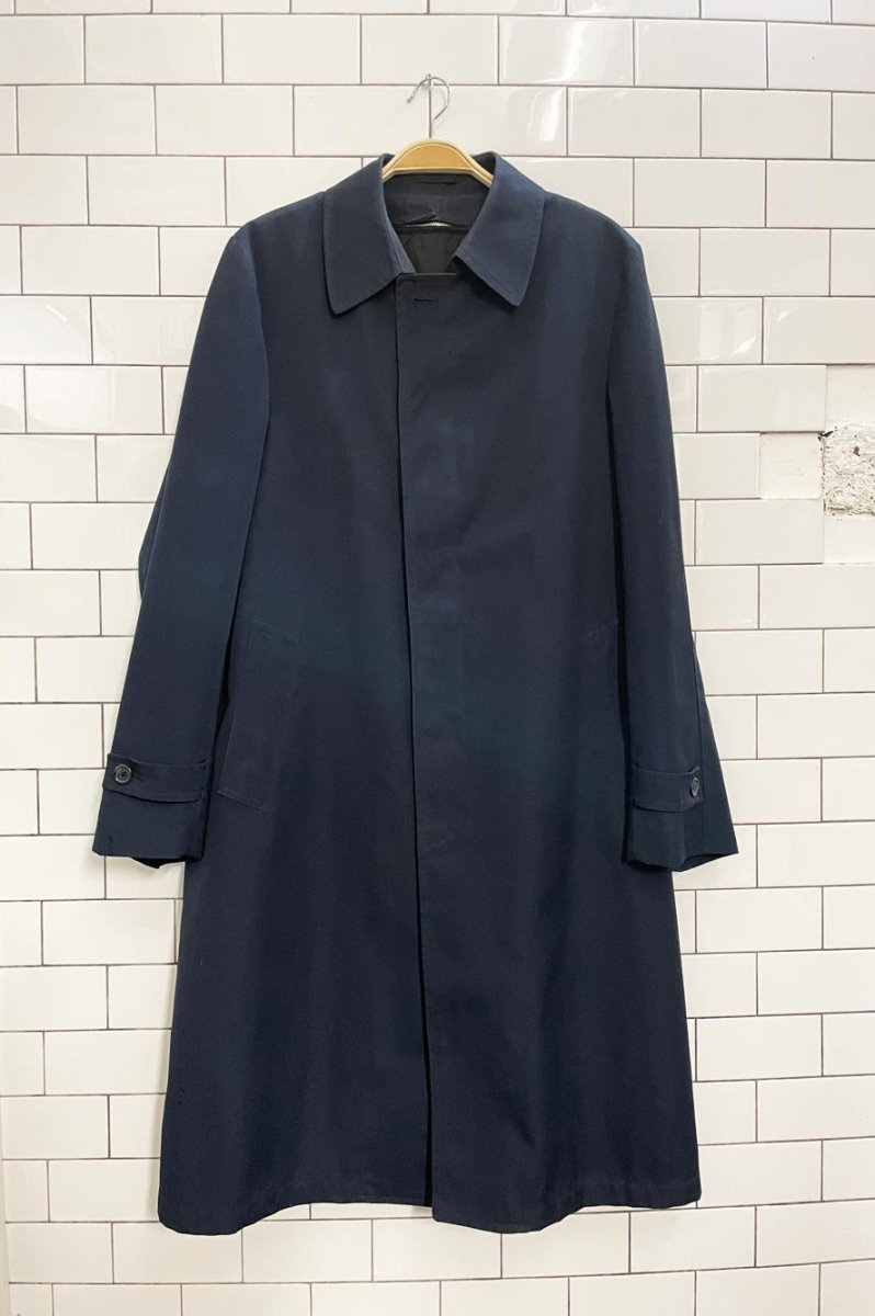 vintage 80s sears trench w nova check liner - good market thrift store