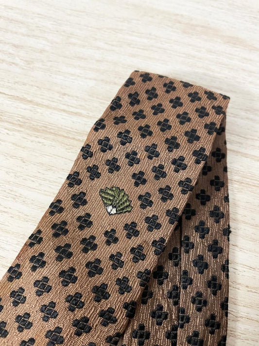 vintage 70s currie england jacquard fan skinny tie - good market thrift store