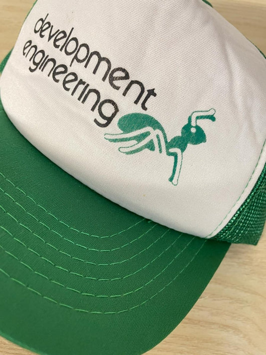 vintage 80s engineering trucker hat - good market thrift store