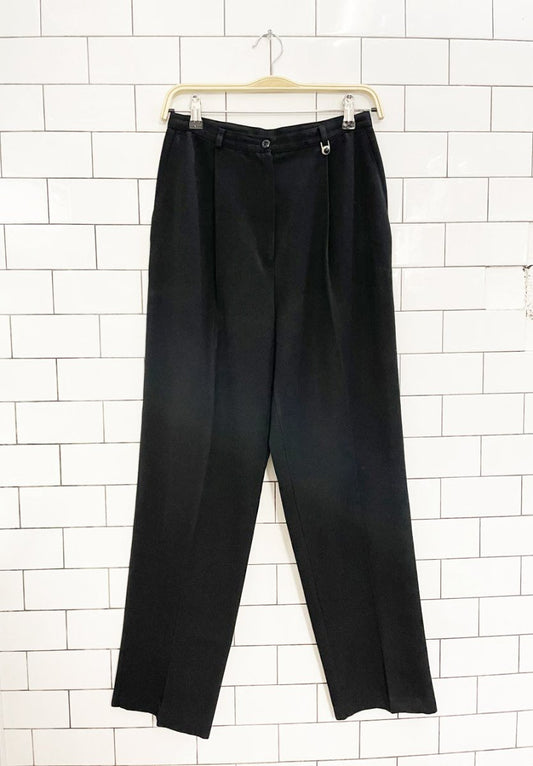 vintage 90s jessica pleated high rise trouser - good market thrift store
