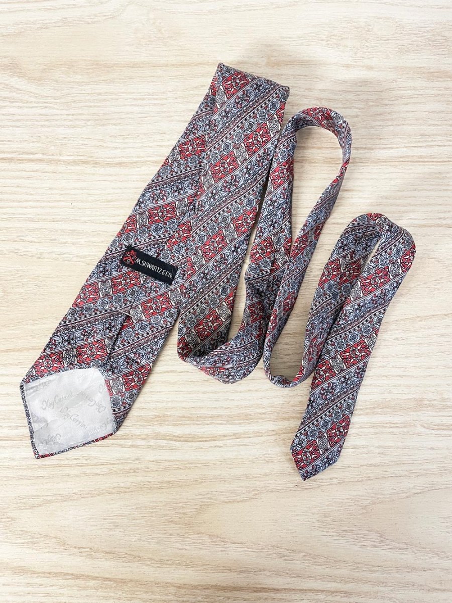 vintage m. schwartz & co silk tie - good market thrift store