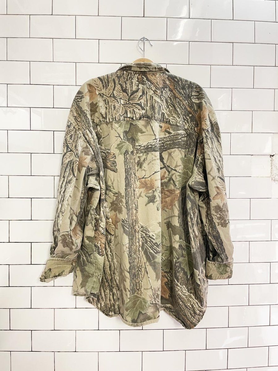 realtree distressed camo shirt - good market thrift store